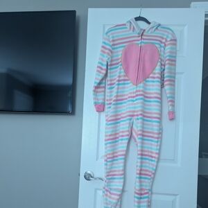 Jessica Simpson Pastel Striped Kids Footie